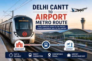 Delhi Cantt to Airport Metro Route