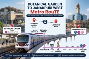 Botanical Garden to Janakpuri West Metro Route