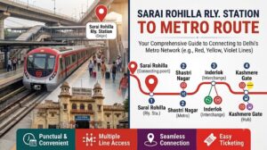 Sarai Rohilla Railway Station to Metro Route