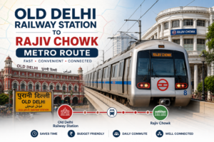Old Delhi Railway Station to Rajiv Chowk Metro Route