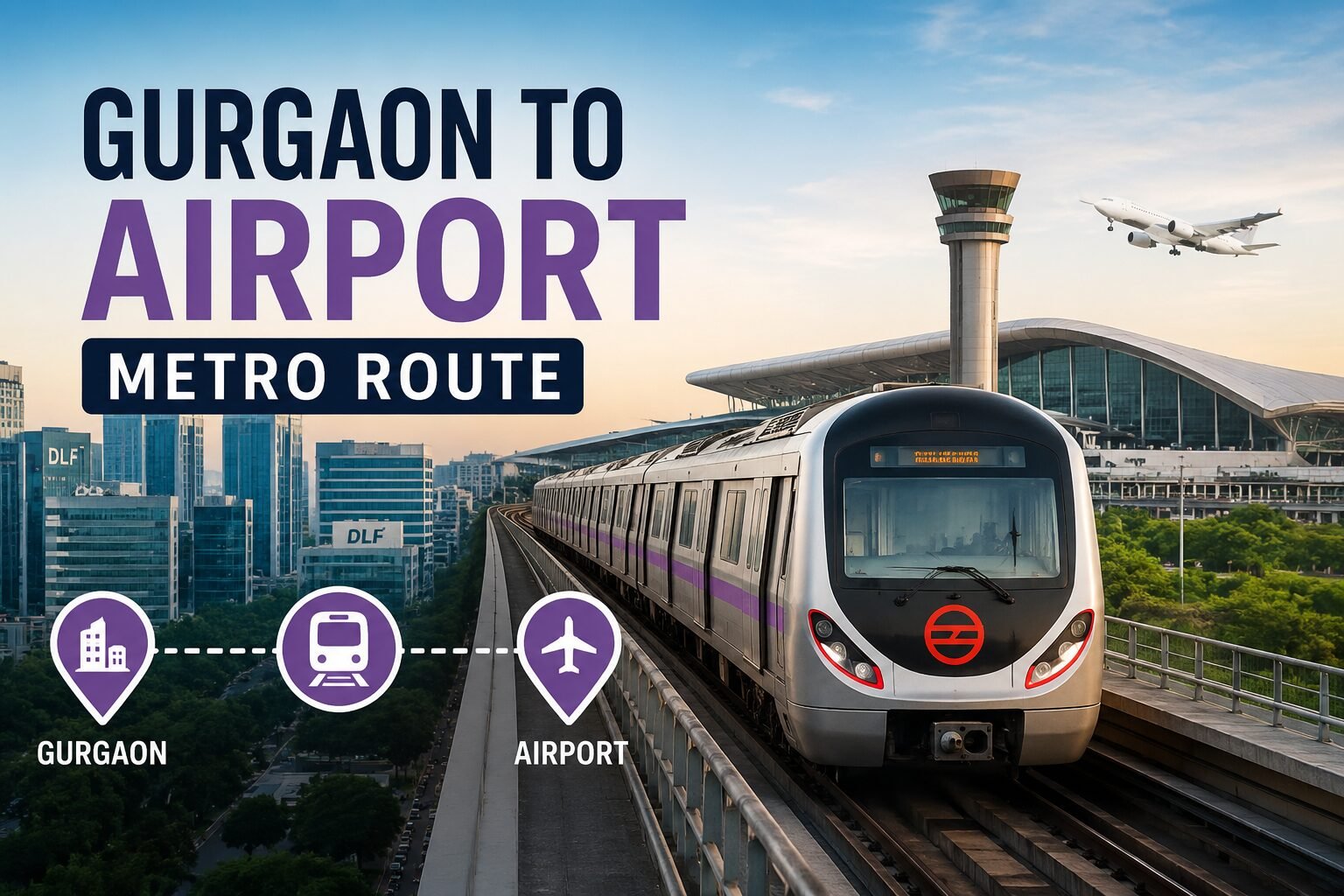 You are currently viewing Gurgaon to Airport Metro Route: Complete Guide to Fare, Timings & Fastest Way
